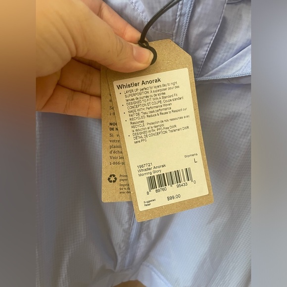 PrAna Whistler Anorak Purple Size L - Picture 5 of 5